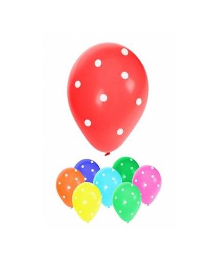 Gekleurde ballonnen met stippen