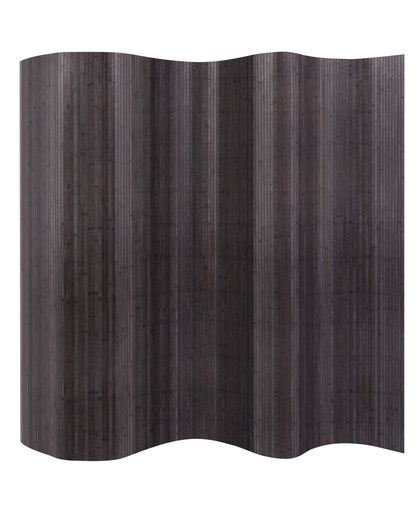 Kamerverdeler 250x195 cm bamboe grijs