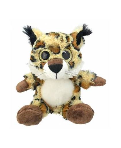 Pluche lynx knuffel 21 cm