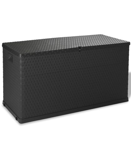 vidaXL Tuinbox - 420L - 120x56x63 cm (LxBxH) - Antraciet