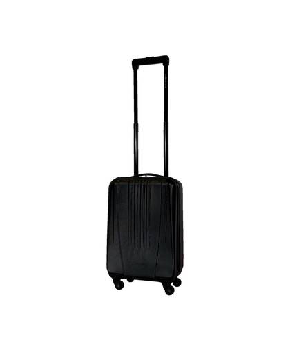 Leonardo sidney - handbagagekoffer -51 cm -zwart