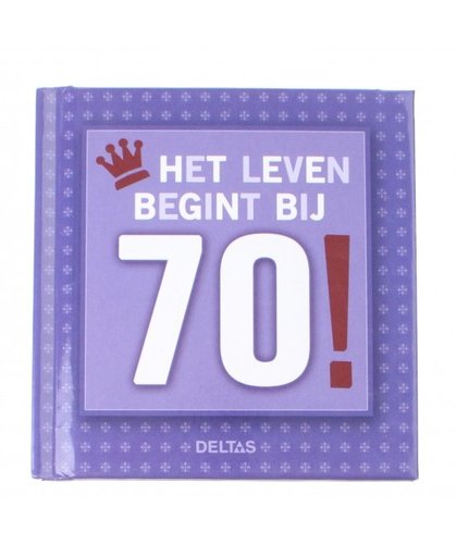 Deltas geschenkboek: het leven begint bij 70!
