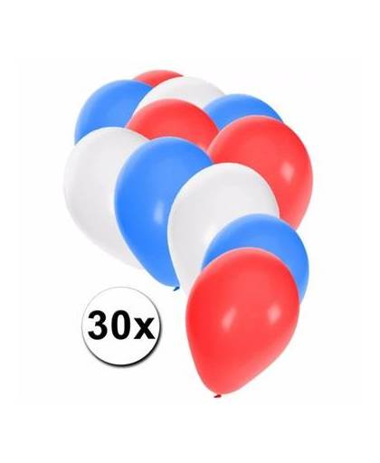 30x ballonnen in australische kleuren