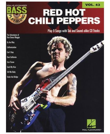 Hal Leonard Bass Play Along Volume 42 Red Hot Chili Peppers