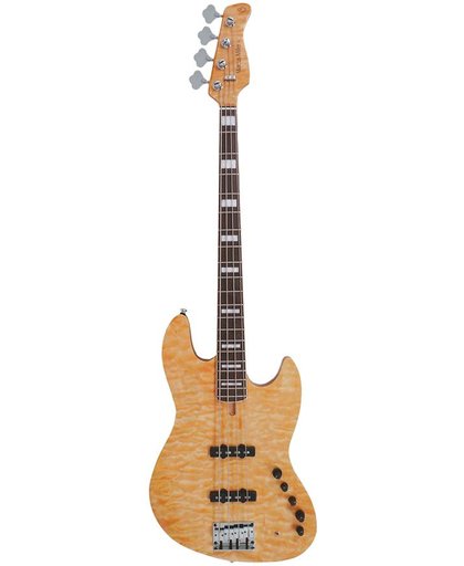 Sire Marcus Miller V9S4 Alder With Maple Top And Quilted Veneer Natural