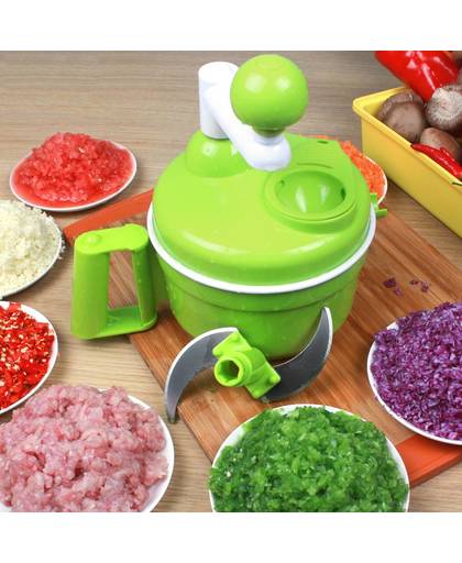 Multifunctionele Keuken Handleiding Food Processor Huishoudelijke Vleesmolen Groente Chopper Quick Shredder Groene Cutter Ei Blender 
 Artence