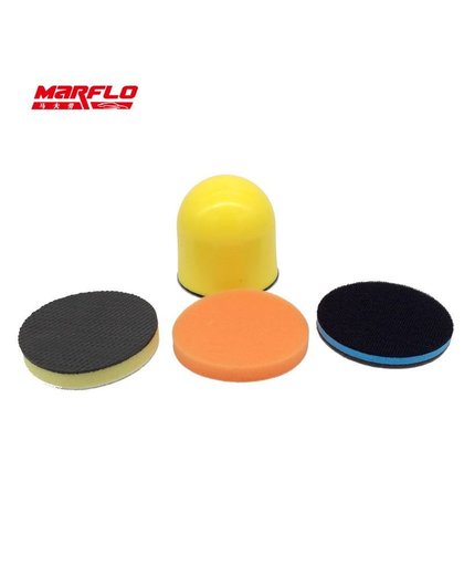 Marflo Wasstraat Modder Magic Clay Bar Schoon Borstel Verf Zorg Wax Spons Applicator Speedy Oppervlak Prep Klei Pad