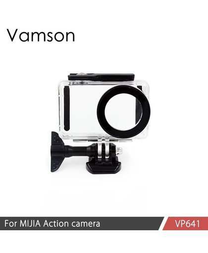 Vamson voor Xiaomi mijia 4 k Duiken Waterdichte Case Bescherm Shell Sport Camera Case 4 K Action Camera Behuizing Kit veiligheid Touw