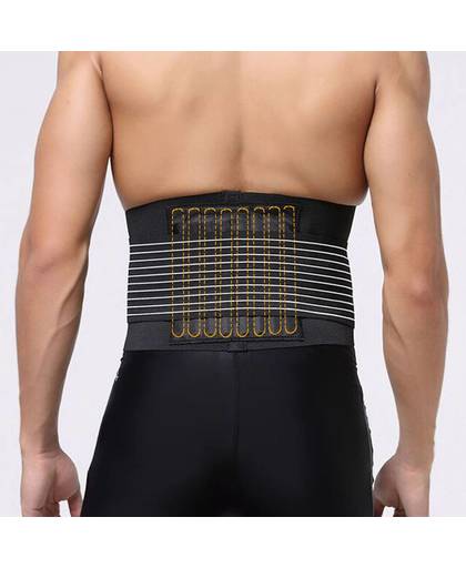 Duurzaam Zwart Taille Brace Belt Lumbale Lagere Taille Dubbele Verstelbare Terug Riem Voor Pijnbestrijding Gym Sport Accessoires 
 relcare