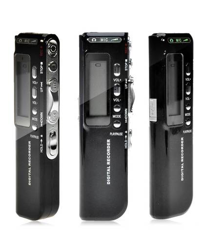 Kebidumei 4 GB Digitale LCD Tijd Display en Telefoon Opnemen Voice Recorder Opname Apparaat