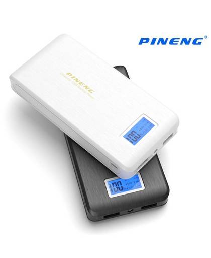 100% Originele Mobiele Power Bank PN-952 15000 mAh Dual USB LCD Zaklamp Powerbank Externe Telefoons Acculader 
 Pineng