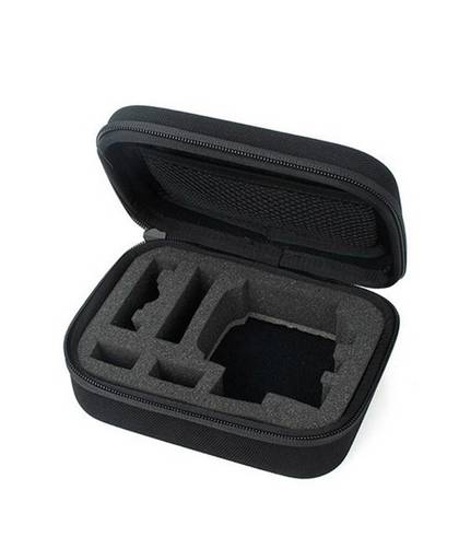 Zwarte kleine/medium/grootste maat shockproof portable case verzamelen box voor sjcam sj4000 actie camera accessoire