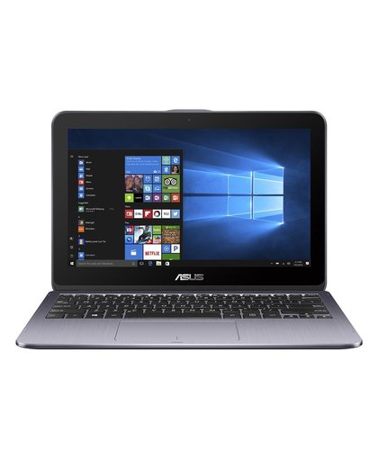 ASUS VivoBook Flip TP203NA-BP025T Grijs Hybride (2-in-1) 29,5 cm (11.6") 1366 x 768 Pixels Touchscreen 1,10 GHz Intel® Celeron® N3350