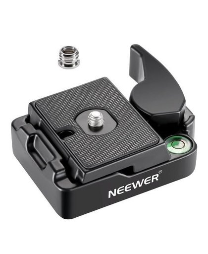Neewer Universele Aluminium Quick Release QR Plaat Klem voor DSLR Camera met Schroef Adapter Mount Statief Monopod Ballhead