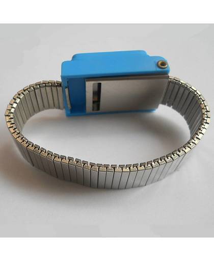 Antistatische Polsband Esd polsband Blauw Metalen Ontlading voor Elektricien IC PLCC werknemer
 ChinFine