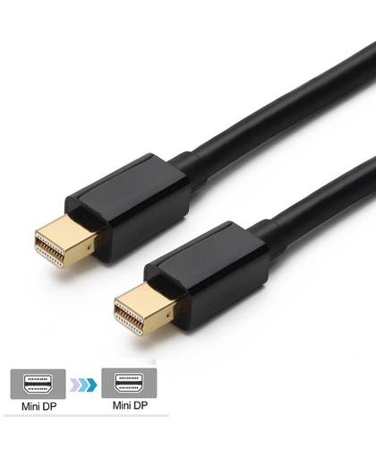 Mini DisplayPort DP Naar Mini Dispalyport DP Mannelijke Mannelijke Uitbreiding thunderbolt Kabel 6ft Zwart Wit Goede Kwaliteit 
 CableDeconn