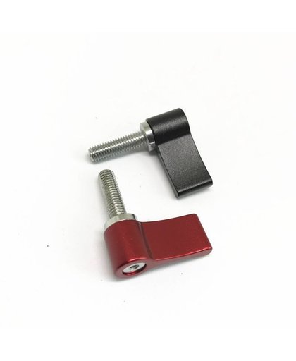 Jadkinsta 10 STKS L Vorm Wrench Camera Kit Accessoires M5 Handvat Schroef Verstelbare Klem Vergrendeling Schroef Adapter Universele Zwart Rood