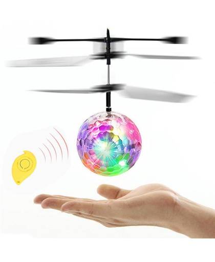 Mini Fun Kids SpeelgoedAankomst Vliegende Crystal Bal LED Knippert Podium Licht Vliegtuigen Helikopter Voor Home Entertainment