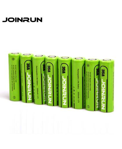 Originele Joinrun 18650 ion Batterij 3.7 V 2500 mah 18650 Lithium Oplaadbare Batterij hoge prestaties batterij