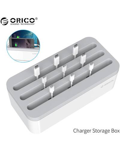 ORICO Opbergdoos USB Charger Protector Box Kabelmanagement Elektrische Outlet Dozen Voor Power Strip Multi-Charger
