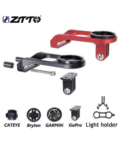 ZTTO MTB Racefiets Computer Camera Houder Stuur Extension fiets stopwatch GPS houder Voor GARMIN Bryton CATEYE GoPro mount