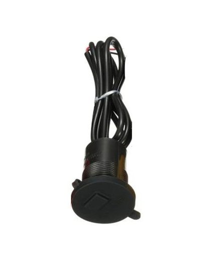12 V Waterdicht Motorfiets Elektrische Fiets USB Charger Power Adapter socket Zwart