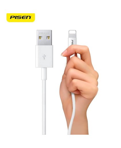 1 m 1.5 m 3 m Usb-kabel 2.0 Cord Data Sync en Snel Opladen USB Lader Kabel voor iPhone 5 s 6 6 s 6 s plus iPad Mini Air 
 PISEN