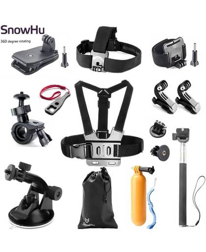SnowHu voor Gopro Accessoires Gestroomlijnde editie set voor go pro hero 5 4 3 SJCAM SJ4000 xiaomiyi eken h9 action camera TZ01