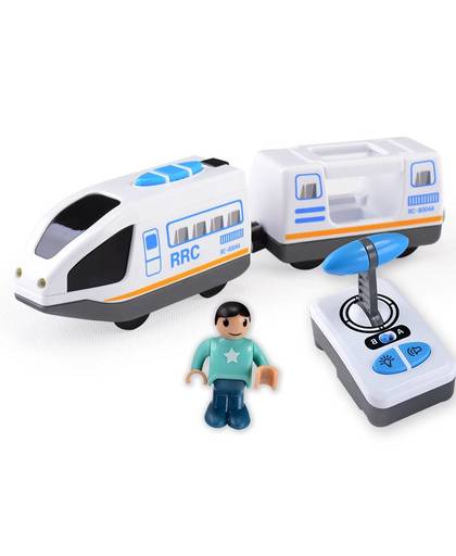 Afstandsbediening RRC Trein Set Locomotief Telecontrol Hogesnelheidstrein voor Houten Spoorlijn Speelgoed