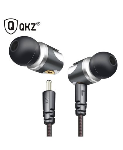 Oortelefoon QKZ DM4 In Ear Oordopjes Dynamische Met Mic Microfoon Hybrid Unit HIFI Oortelefoon Oordopjes Headset fone de ouvido Dj MP3