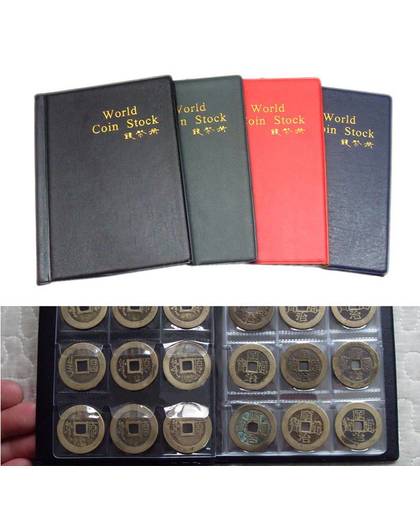 120 Pockets Engels Coin Album Gevallen Houder Collectie Penny Album Boek Zakken Opslag Collector Supply Case