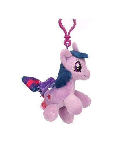 Pluche my little pony knuffel twilight sparkle paars 8 cm
