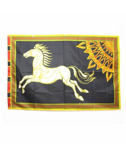 Zwart ROHAN Lord van de Ringen Banner Paard Vlag Grote 96*144 60*90 cm Halloween Decoratie KerstFeestartikelen Mannen Jongens