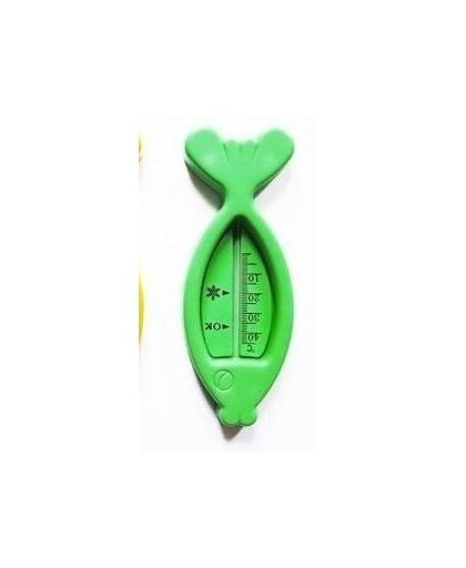 Babybadje Thermometer Drijvende Mooie Vis Plastic Float douche Speelgoed Geel Groen 2 Kleuren 
 MyXL