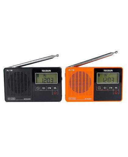 2 Kleur TECSUN PL-118 Radio DSP FM Radio Stereo Draagbare Radio Ontvanger ETM Klok Alarm Y4142A