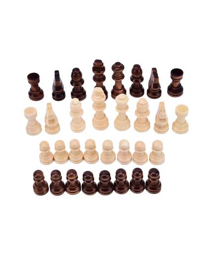 Houten schaken koning Game Set Met Koning Hoogte 5.5 cm Outdoor Game ouder-kind geschenken Volwassen Educatief 32 stks/set