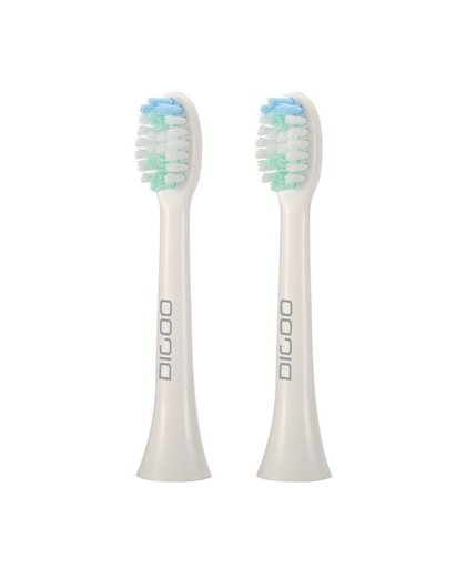 Koop 2 Stks Voor Digoo DG-YS11 5 Borstel Modi Sonic Elektrische Tandenborstel Heads Zwart Wit