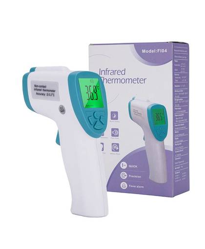 Baby Elektronische Body Thermometer Digitale Infrarood Bad Termometro LCD Backlight Noncontact Koorts Meting Voorhoofd Melk Voedsel 
 fulljion