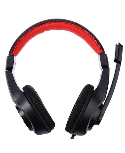 Lupuss G1 Wired Hoofdtelefoon met Microfoon Verstelbare Over Ear Gaming Headsets Koptelefoon Lage Bass Stereo voor PC