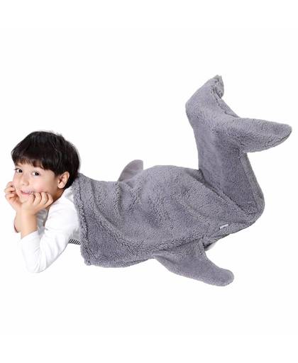 Sinogem Leuke Gezellige Mermaid Tail Deken Voor Kids Super Zachte Dual laag Pluche Haai Slapen Bed Voor 3-12 Jaar Oude Jongens En meisjes
