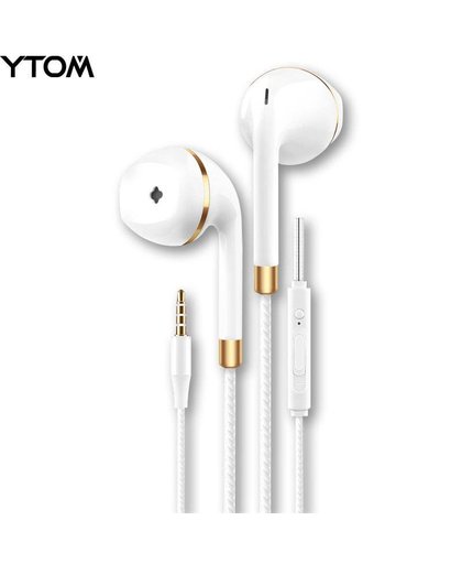 oortelefoon voor apple iPhone 6 5 Samsung Xiaomi Met Microfoon 3.5mm Jack Bass in Ear fone de ouvido Headset earpods oortje