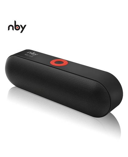 NBY S18 Draagbare Bluetooth Luidspreker met Dual Driver Luidspreker, 12 Uur Speeltijd, HD Audio Subwoofer Draadloze Luidsprekers met Mic