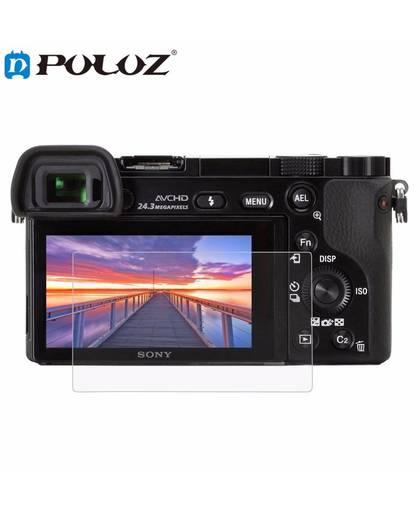 PULUZ voor Sony A6000/A6300/A6500 Camera 2.5D 0.3mm Gebogen Rand 9 H Oppervlaktehardheid Gehard Glas Lcd-scherm Protector