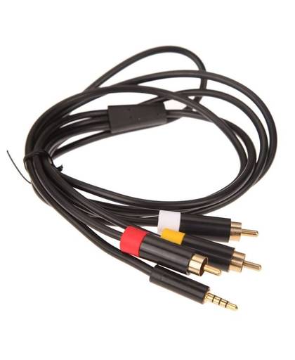 1.8 m 6FT RCA 480i Audio Video Optische Kabel Digitale AV cord adapter voor microsoft voor xbox 360 e console video Game 
 ALLOYSEED