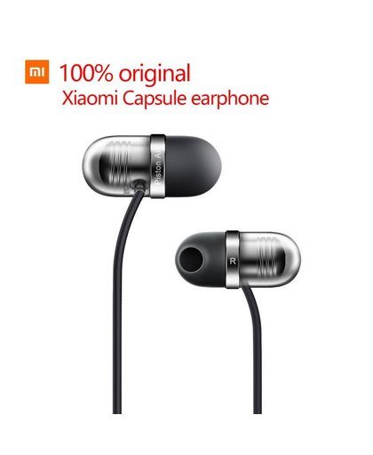 100% originele Mi Xiaomi capsule headset In algemene mobiele telefoon headset tablet running oordopjes Lijn door draad xiaomi oortelefoon