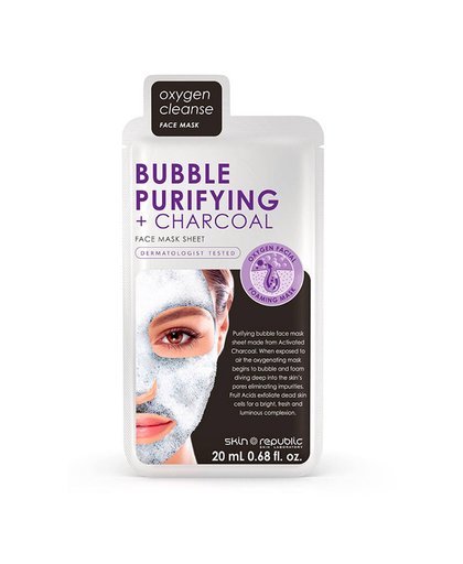 Skin Republic Bubble Purifying  Charcoal Face Mask 20ml