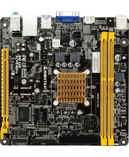 Biostar A68N-2100 Ver. 6.x AMD Fusion APU VGA HDMI 6-Channel HD Audio