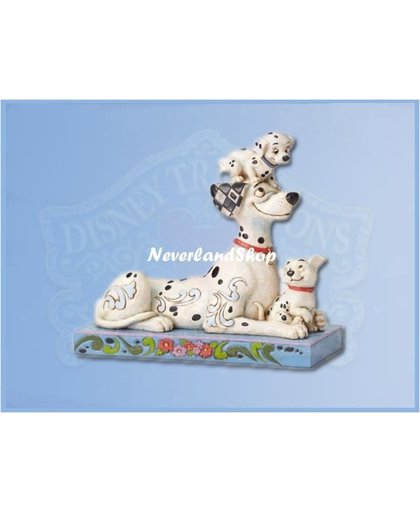 Disney beeldje - Traditions collectie - Puppy Love - 101 Dalmatians