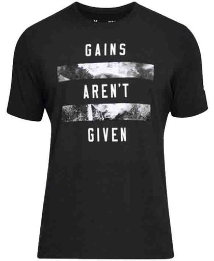 Under Armour - Gains Arent Given Shortsleeve Heren training overhemd