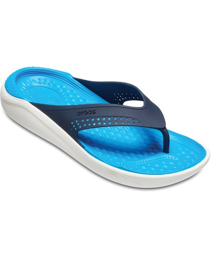 Crocs LiteRide Flip Teenslipper Slippers - Maat 39/40 - Unisex - blauw